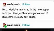 Mario gets a new job (meme)