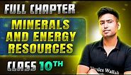 Minerals And Energy Resources FULL CHAPTER | Class 10th Geography | Chapter 5 | Udaan