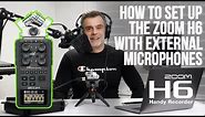 How to set up your ZOOM H6 for Podcasts and Video Production - Phantom Power Explained!