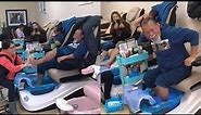 Man Getting Pedicure Laughs Hysterically And Then It’s ROFL, LOL All Around.