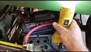 How to service a " maintenance free" battery.