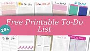 19 Free Printable To-Do List