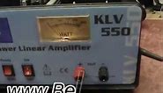 RM KLV-550 Base Amplifier Repair Report