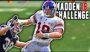 Eli Manning Kick Return! - Kick Returning With Quarterbacks! - Madden 16 NFL Challenge!