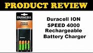 Product Review: Duracell ION SPEED 4000 Rechargeable Battery Charger