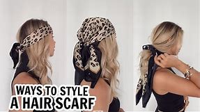 3 WAYS TO WEAR A SILK HAIR SCARF | STYLING HAIR SCARVES | Copper Garden