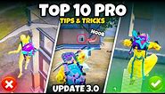 10 TIPS AND TRICKS THAT WILL MAKE YOU PRO IN BGMI 3.0 UPDATE💥 | Mew2