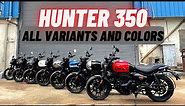 2022 Royal Enfield Hunter 350 - All Variants and Colors !!