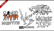 Animated Versus - Misfits VS Walking Dead FullHD