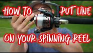 How to Put Line On A Spinning Reel [STEP-BY-STEP GUIDE] | How To Spool A Spinning Reel