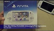 New Slim PSVita PCH-2000 Unboxing & First Impressions