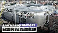 NEW Santiago Bernabéu stadium works (January 2023) | Real Madrid