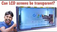 Monitor crystal Transparent Display at Home (And It's Super Easy!) | DIY Transparent Screen