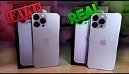 FAKE vs Real iPhone 13 Pro Max Falso (1TB) Como identificar el FAKE