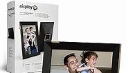 Nixplay Digital Touch Screen Picture Frame with WiFi - 10.1” Photo Frame, Connecting Families & Friends (Black/Gold)