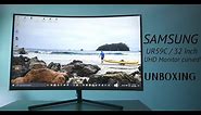 Samsung U32R590 32" Curved UHD 4k Monitor | Unboxing.