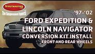 Installation: 1997-2002 Ford Expedition and Lincoln Navigator Conversion Kit -- All 4 Wheels