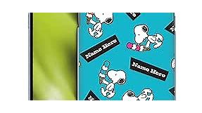 Head Case Designs Officially Licensed Custom Customized Personalized Peanuts Snoopy Art Hard Back Case Compatible with Apple iPhone 13 Pro