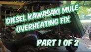 Kawasaki Mule 3010/4010 Diesel Overheating Issue Fix Part 1 of 2
