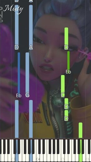 KPOP DEMON HUNTERS - "HOW IT'S DONE" (EASY PIANO TUTORIAL)