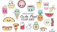 Cute Food Clip Art - Kawaii Graphics