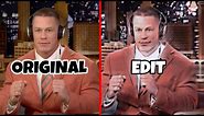 John Cena dancing with headphone Original and Edit
