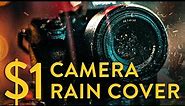 DIY Camera Rain Cover! Wet Weather Snow Dust Protection For DSLR