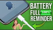 How To Set Alarm When Phone is Fully Charged iPhone | How To Set Battery Full Alarm in iPhone |