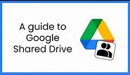 A guide to Google Shared Drive