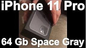 Apple iPhone 11 Pro 64 Gb Space Gray Распаковка Айфон 11 Про