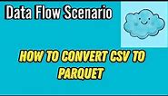 How to Convert CSV to Parquet | Csv to Parquet using Data Factory Copy Activity | ADF Videos