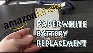 Replacing Amazon Kindle Paperwhite 3 (7th generation) battery