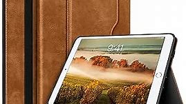 iPad 9th/8th/7th Generation Case 2021/2020/2019 iPad 10.2 Inch Case with Pencil Holder Also Fit iPad Air 3th Gen 2019/iPad Pro 10.5 inch 2017 Soft TPU Back Smart Cover Auto Wake/Sleep