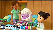 Going to the hospital | Cartoons & Kids Songs | Moonbug Kids - Nursery Rhymes for Babies