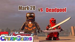 Lego Deadpool (Marvel Now) vs Iron Man (Mark 28) in Lego Marvel's Avengers MOD