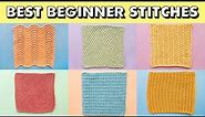BEST KNIT STITCH PATTERNS for Beginners