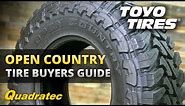 Toyo Tires Open Country Buyers Guide for Jeep Wrangler, Gladiator and Other Jeep Vehicles