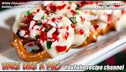 White Chocolate Candy Cane Holiday Pretzels Recipe