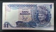 Duit lama - Harga jual beli duit $1 ringgit siri 6 (silver thread) Tan Sri Jaafar Hussein.