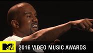 Kanye West's Moment | 2016 Video Music Awards | MTV
