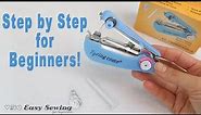 How to Operate a Mini Stapler Sewing Machine - Tutorial