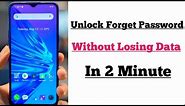 How To Unlock Forgotten Pin/Password On Android Mobile Without Losing Data