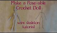 How to Make a Wire Skeleton for your Dolls