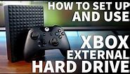 How to Use An External Hard Drive On Xbox One and Series X or S - Move Xbox Games to External Drive