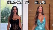 Black Vs. Blue Dresses 💎 Which Would You Wear? ⬇️ www.FashionNova.com | Fashion Nova