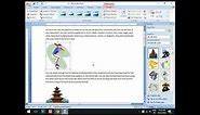 How to Insert Clip Arts In MS Word | Clip Arts in MS Word | MS Word tutorial | Clip art tutorial