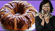 MILKY WAY Bar Swirl CAKE with Milky Way Glaze -- Retro Recipe-from-the-back-of-box Test