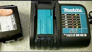 Makita Battery Charger DC18SD: Features Demo