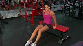How to Do Triceps Bench Dips