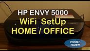 Connecting HP Envy 5000 All-In-One Printer to Wi-Fi network of Home Or Office !!